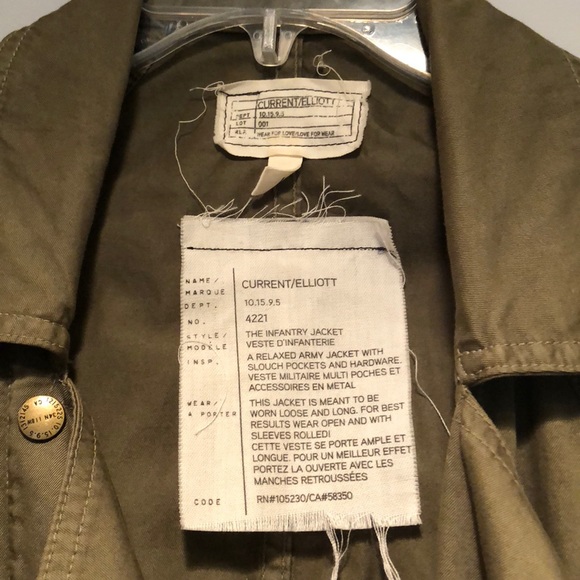 Current/Elliott ‘The Infantry’ Jacket - Picture 4 of 8